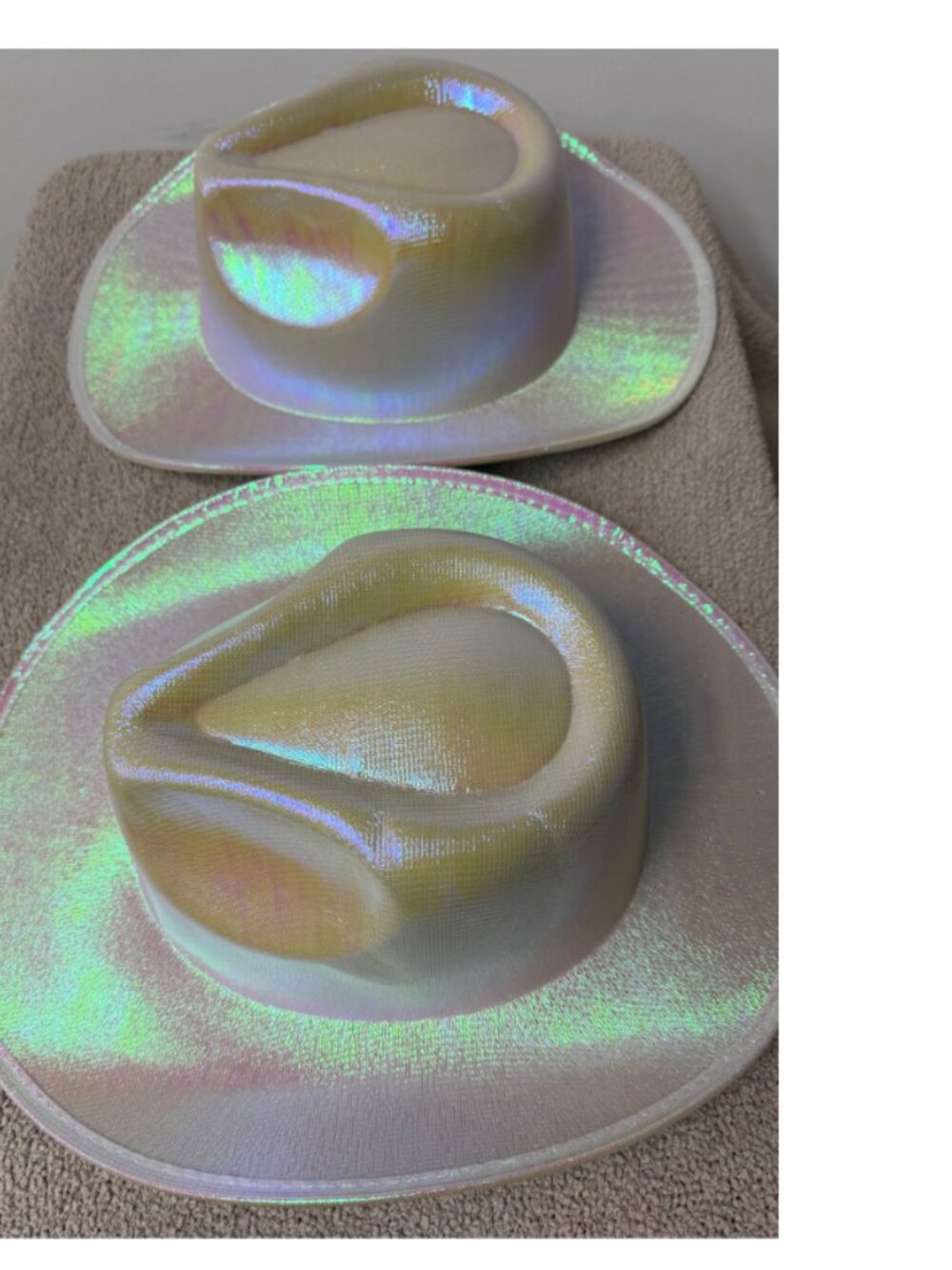 Iridescent Metallic Cowboy Hat - LIKE NEW